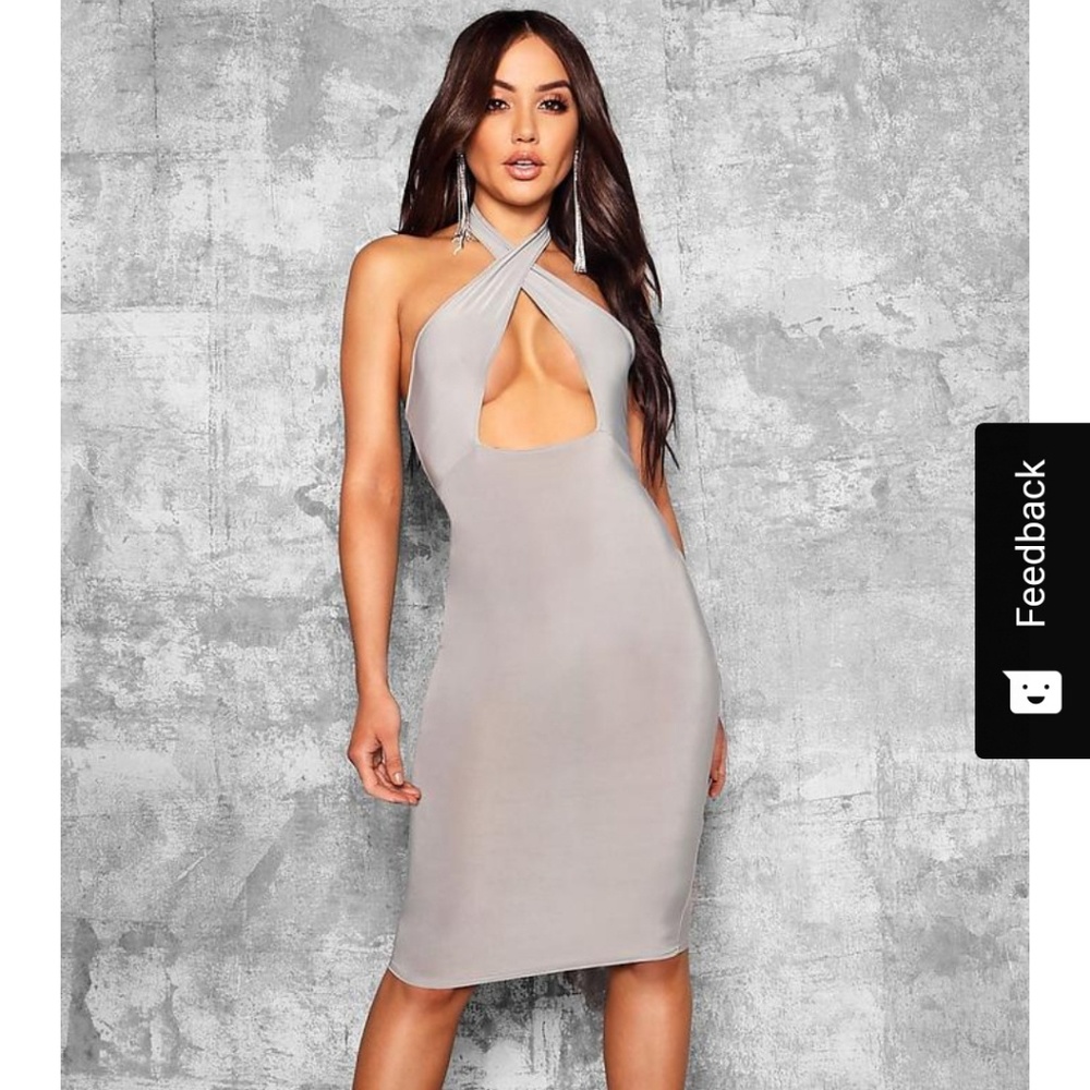 bnwt boohoo midi